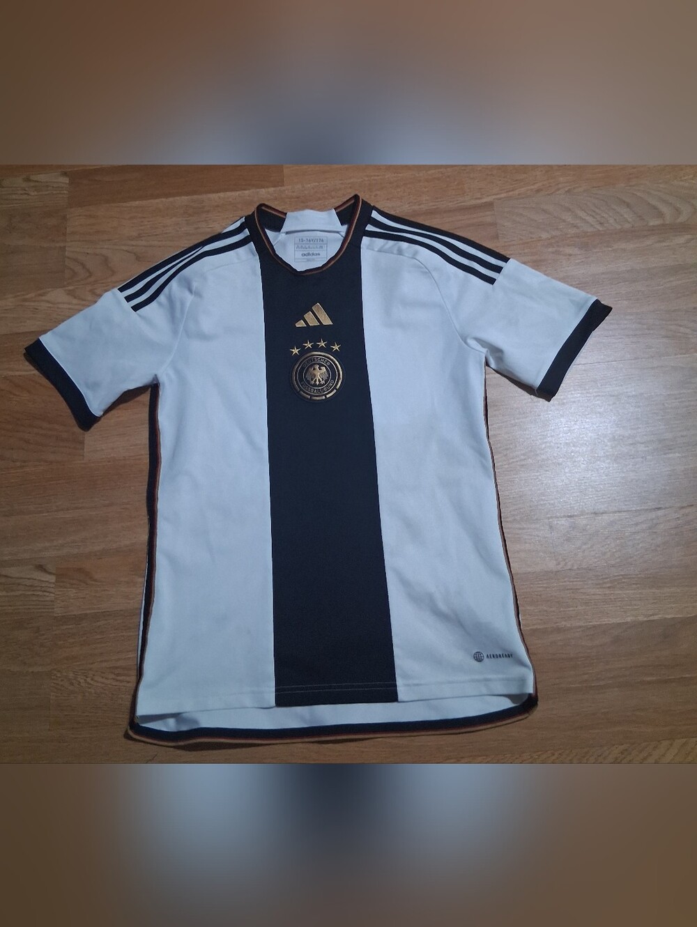 Adidas Germany National Team White & Black Soccer Jersey